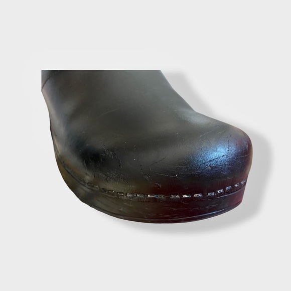 MEN’S DANKSKO PROFESSIONAL, OILED CLOGS BLACK GOOD CONDITION EUR 45 US 12 - Picture 8 of 8